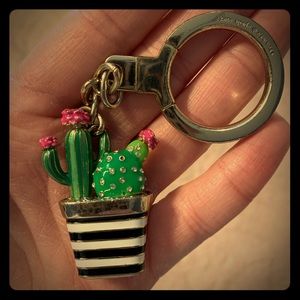 Cactus Kate Spade Key Ring